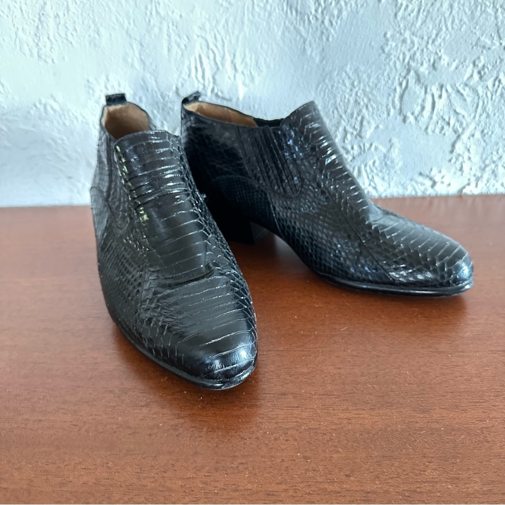 Giorgio Brutini Boot Men Genuine Snake Skin Slip On -  Exotic